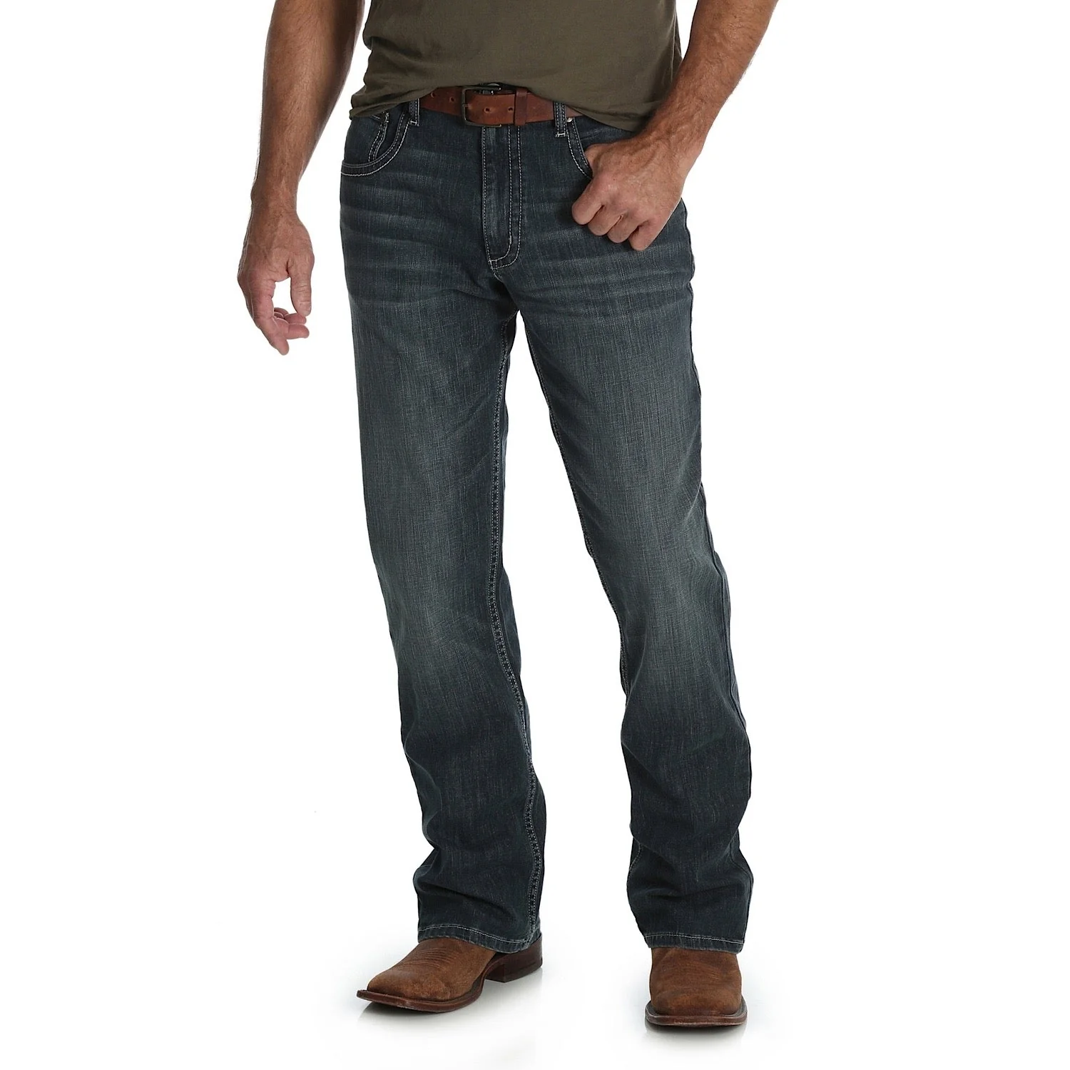 Wrangler Men's 20X Vintage Boot Cut Jean 34" Leg - Glasgow - Image 3