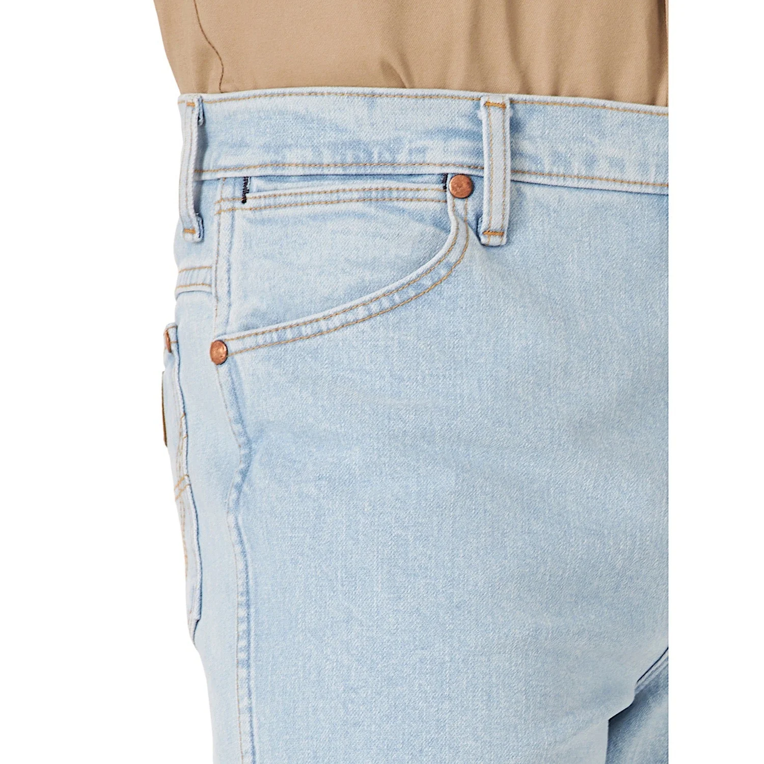 Wrangler Men's Active Flex Slim Fit Jean - Bleach - Image 4