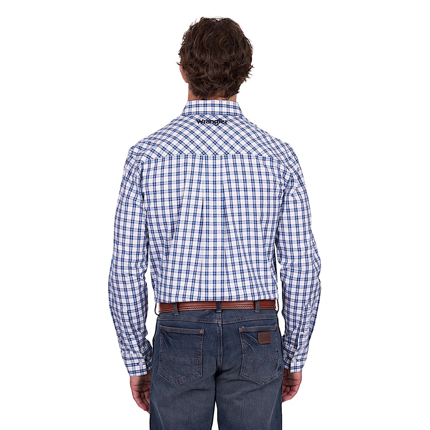 Wrangler Men's Bob Shirt - Navy/Blue - Image 4