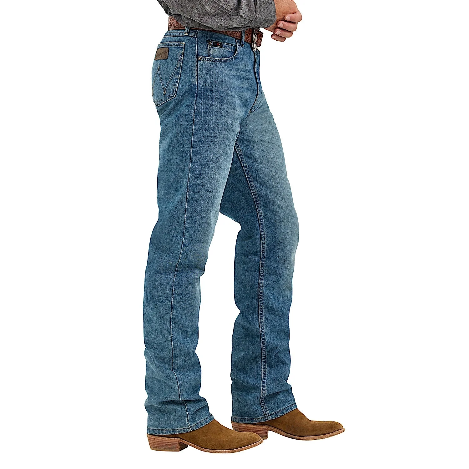 Wrangler Men's Cody 01 Relaxed Fit Jean - Bluestone - Image 2