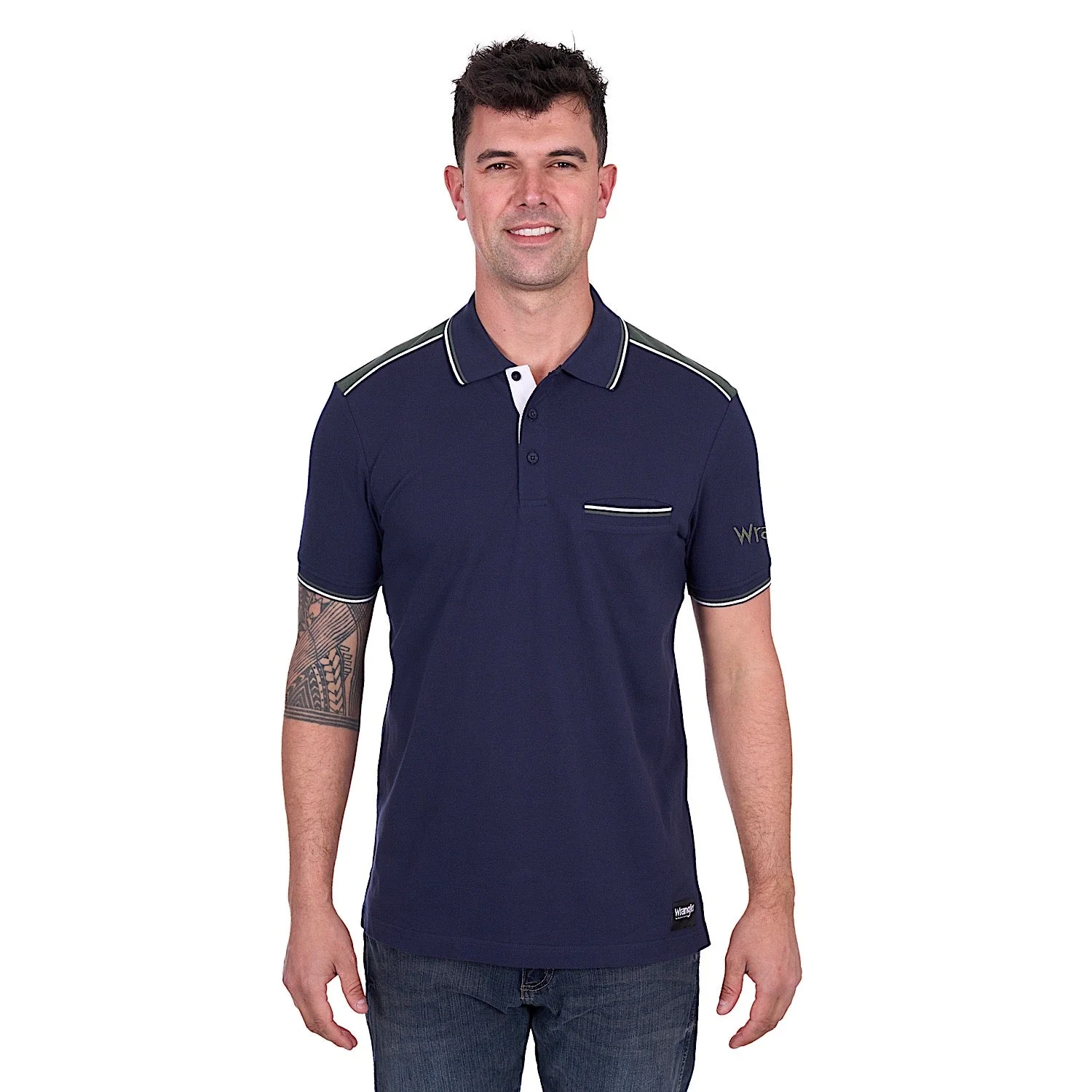 Wrangler Men's Jarrod Polo - Navy