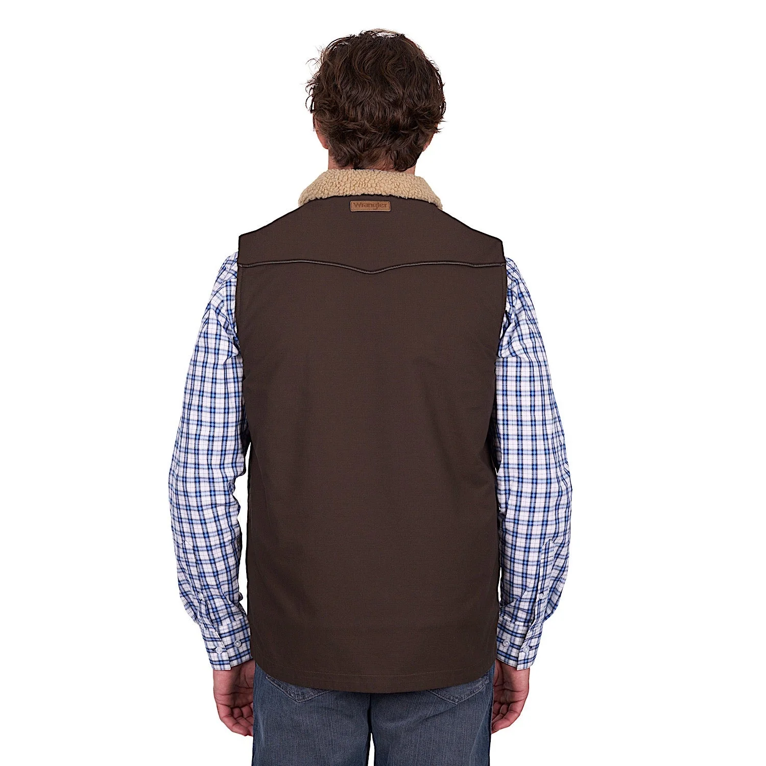 Wrangler Men's Jerome Vest - Chocolate - Image 3