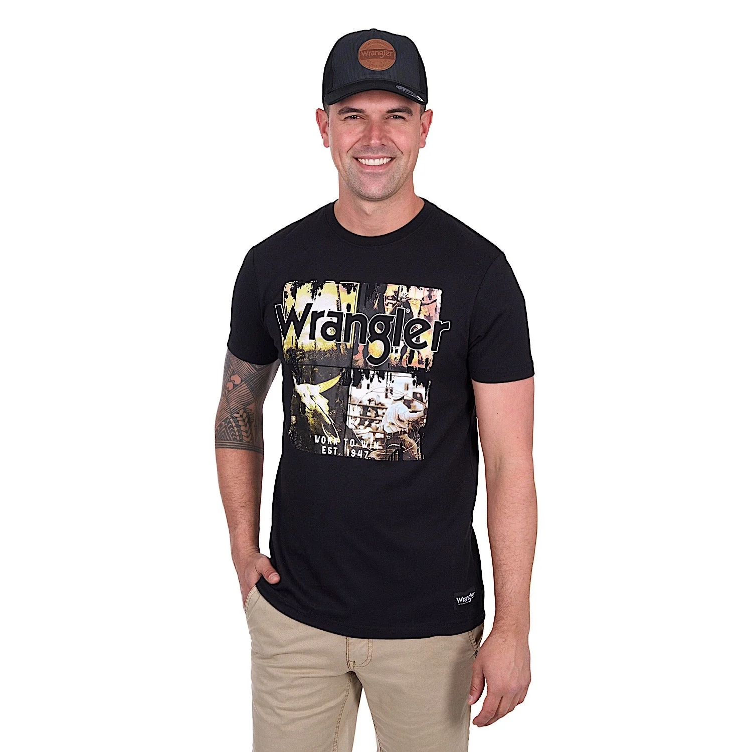 Wrangler Men's Luis Tee - Black - Image 5