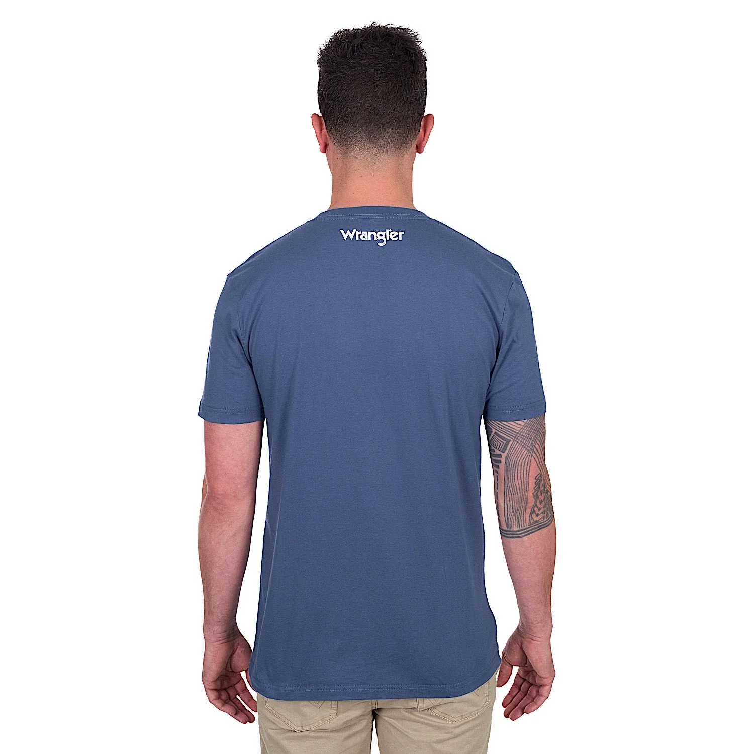Wrangler Men's Michael Tee - Denim - Image 4