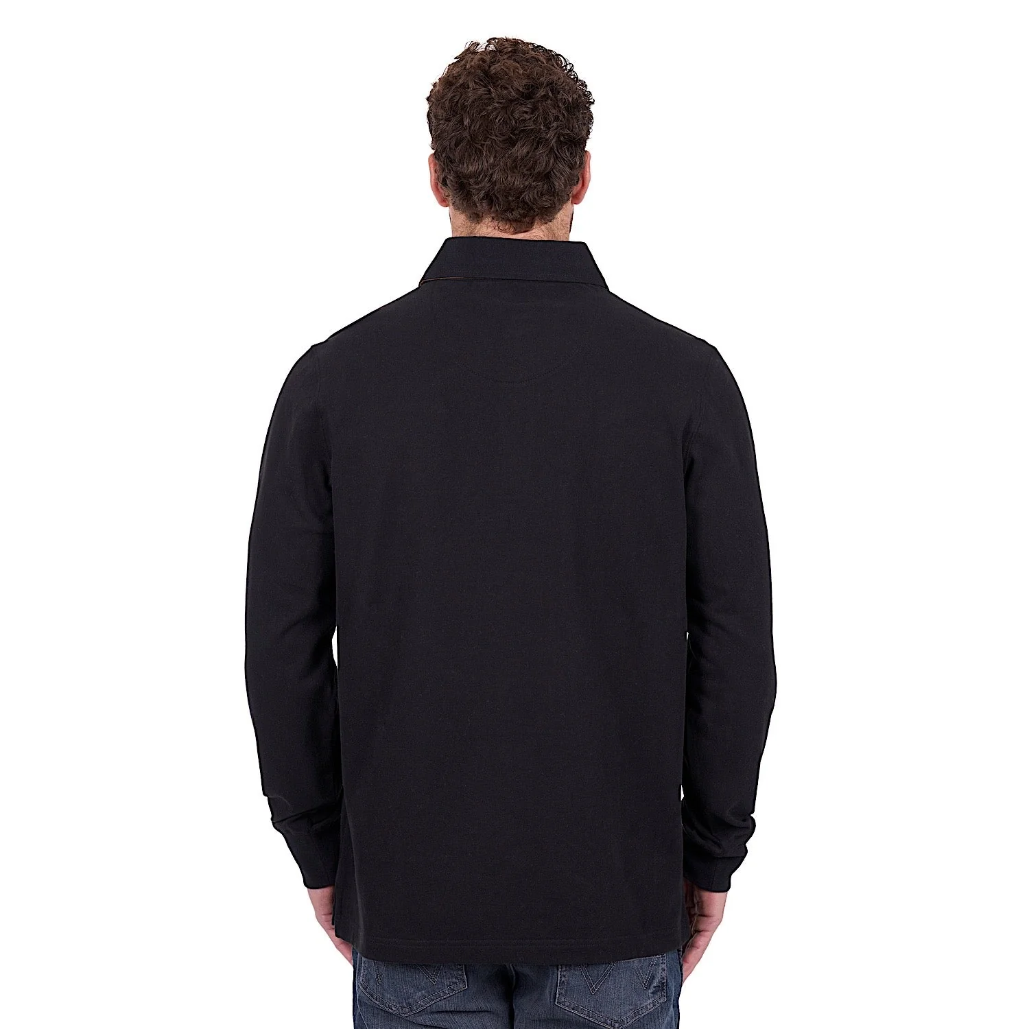 Wrangler Men's Nash Rugby - Black - Image 4