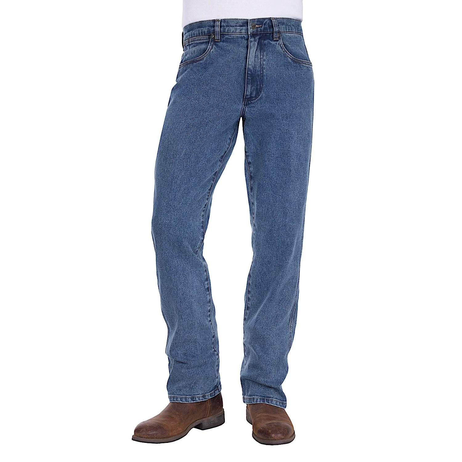 Wrangler Men's Reg Boot Cut Jean - Original Stone - Image 2