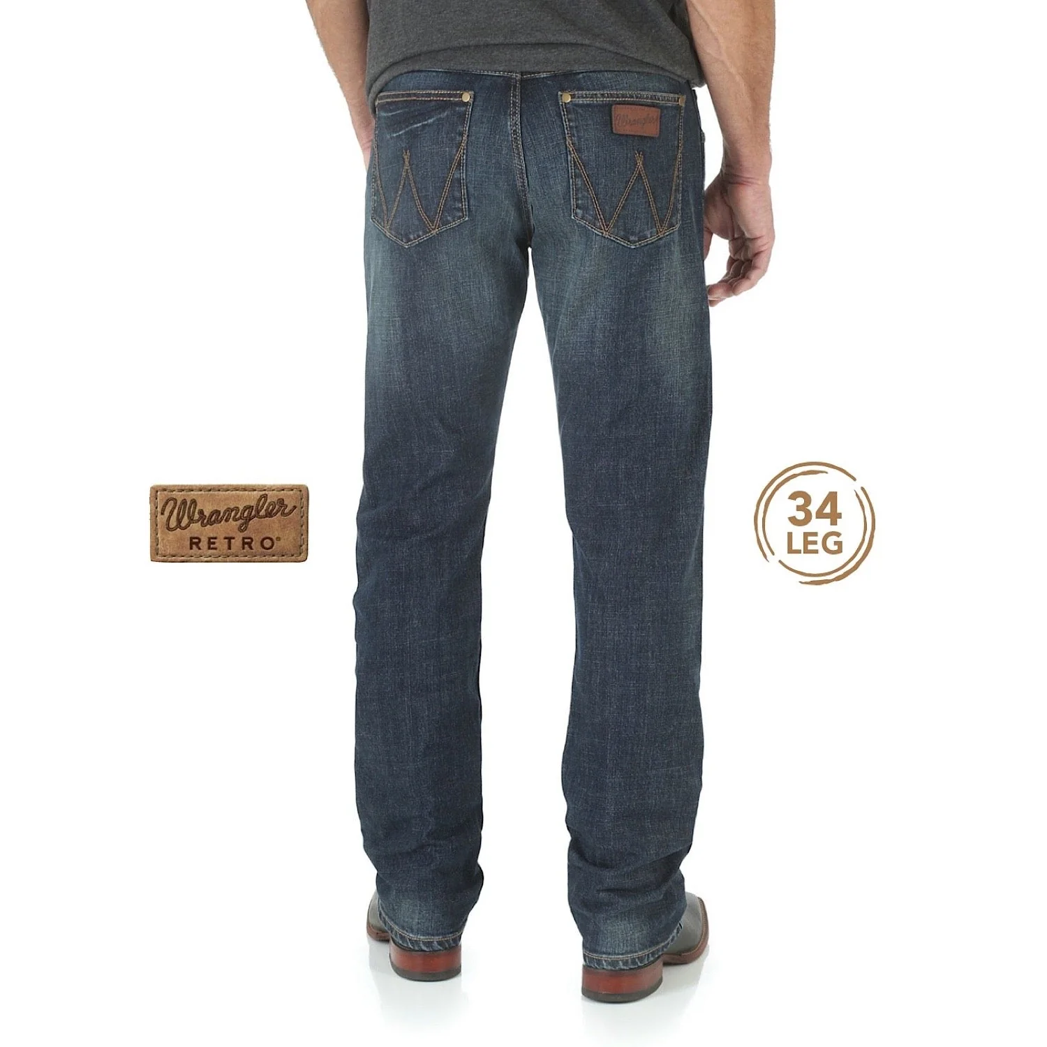 Wrangler Men's Retro Slim Straight Jean Bozeman - Image 2