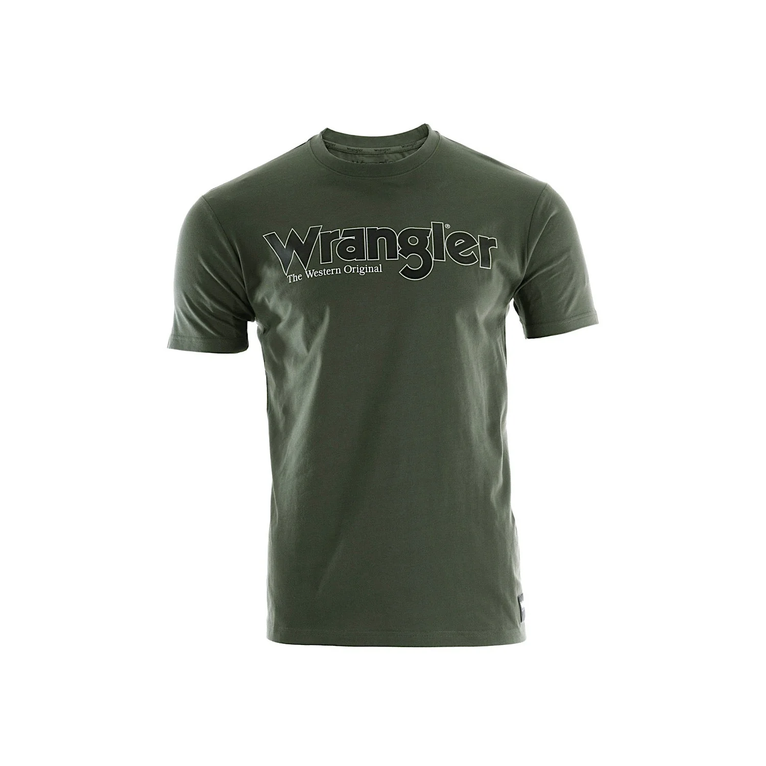 Wrangler Mens Ryder Logo S/S Tee - Cypress