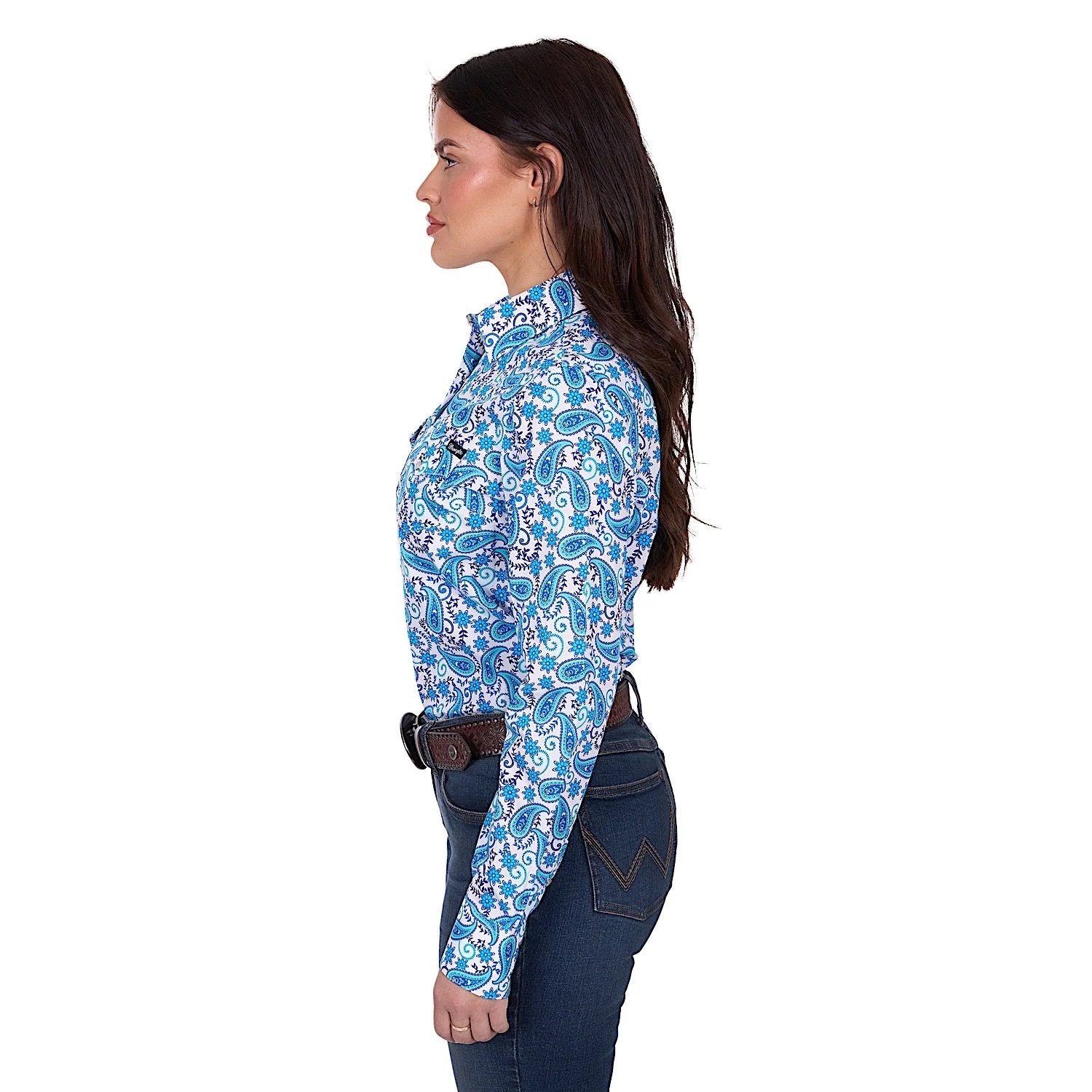 Wrangler Women's Alissa Shirt - Blue - Image 5