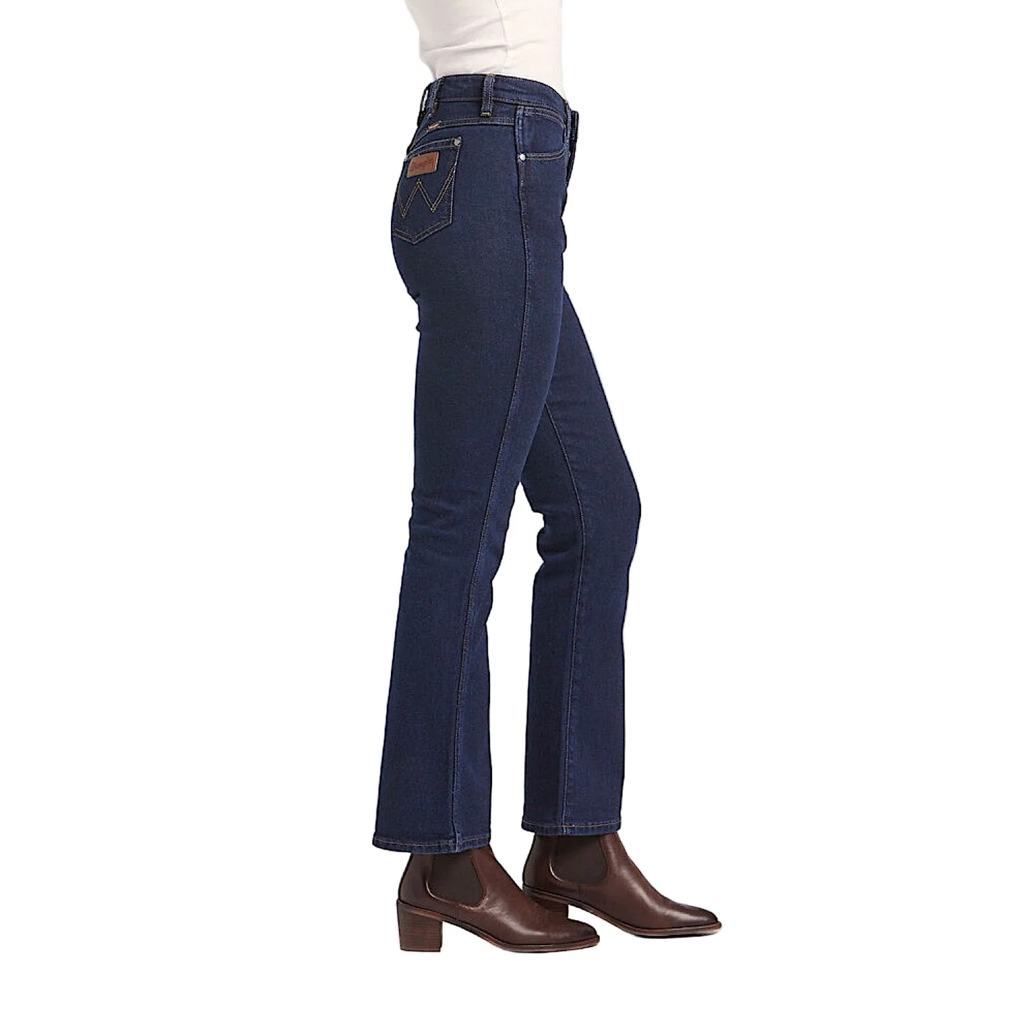 Wrangler Women’s Classic Mid Waist Bootcut Jean - Original Rinse Indigo - Image 2