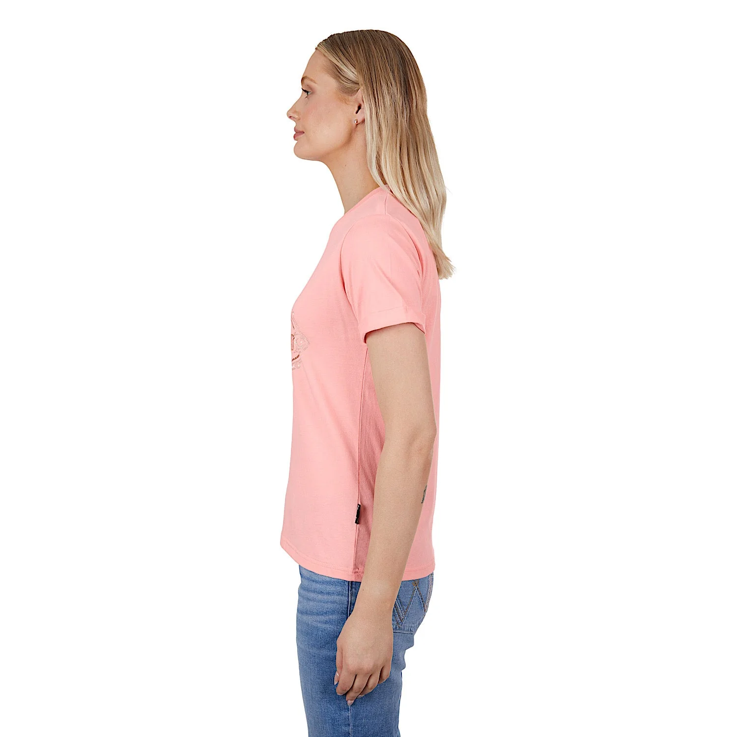 Wrangler Women's Darcy Tee Peach - Image 3