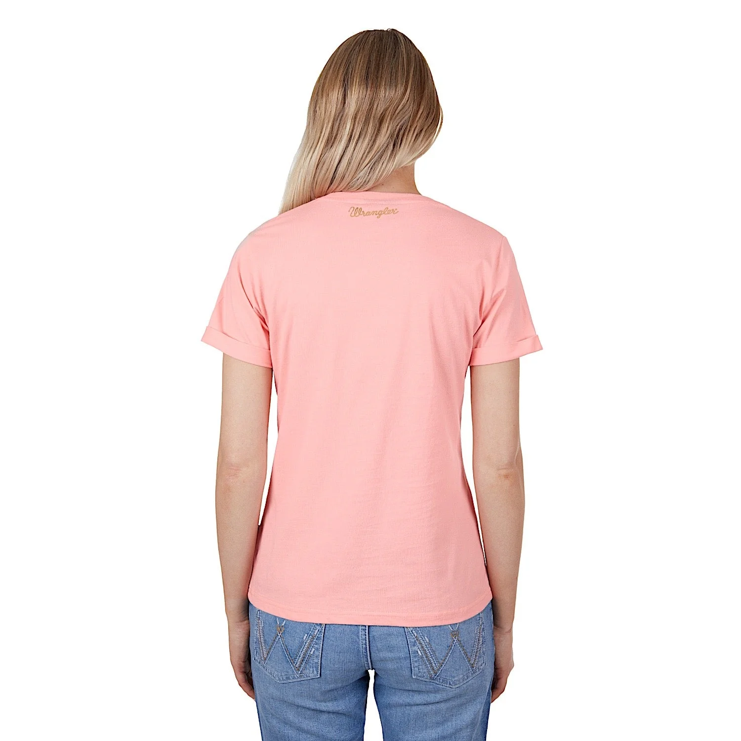Wrangler Women's Darcy Tee Peach - Image 4