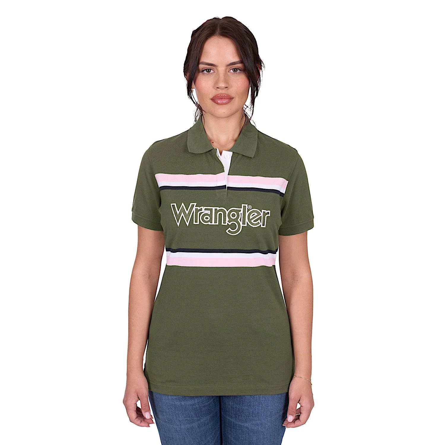 Wrangler Women's Hallie Polo - Olive