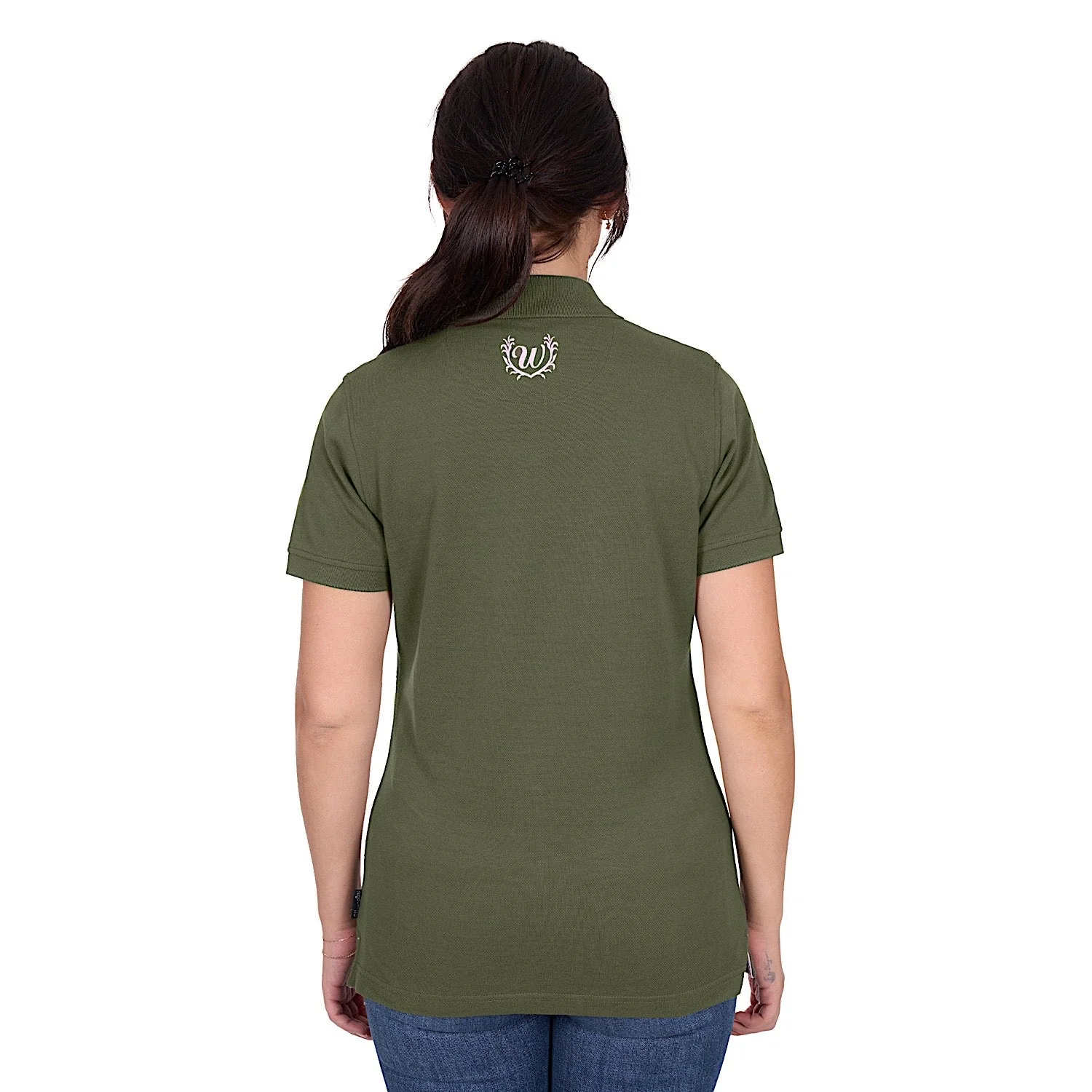 Wrangler Women's Hallie Polo - Olive - Image 5