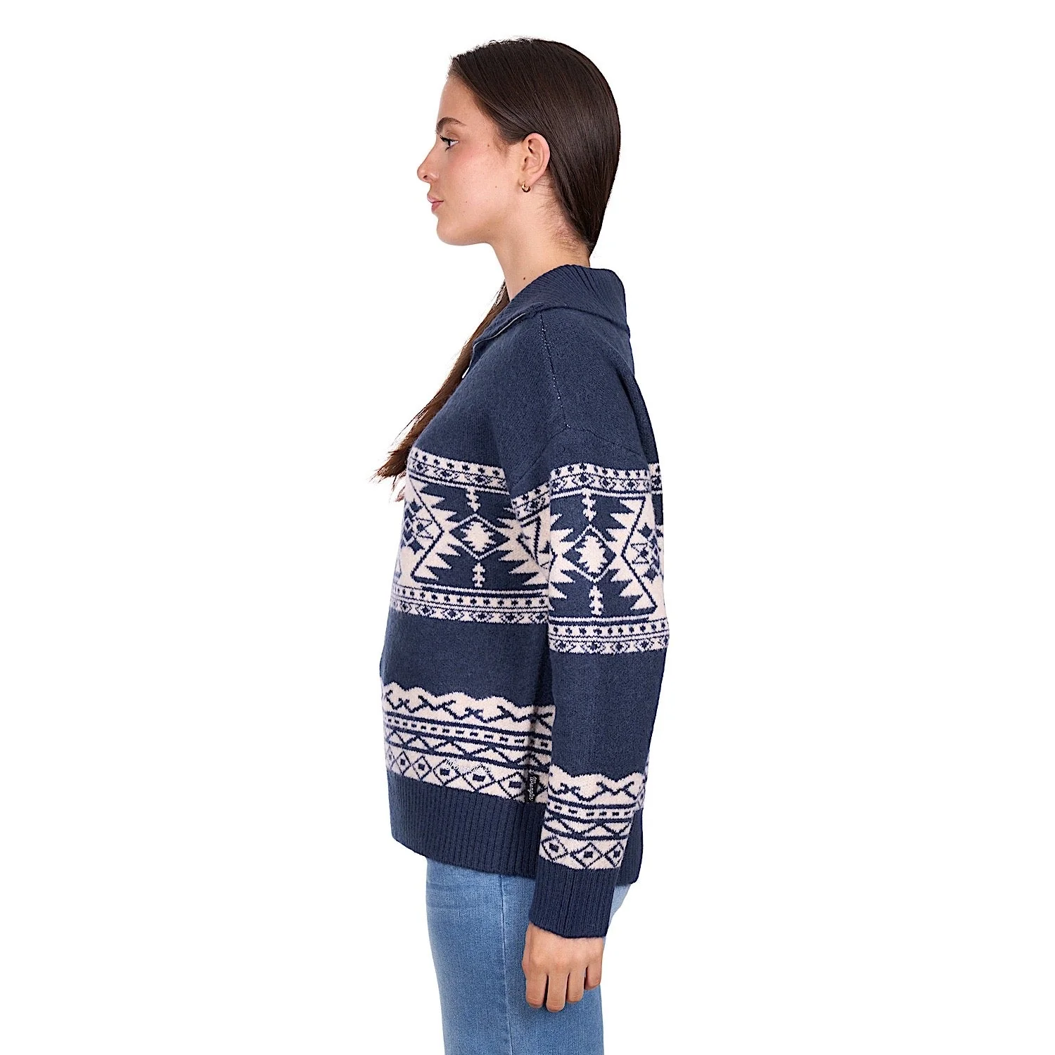 Wrangler Women's Lacey 1/4 Pullover - Navy - Image 2