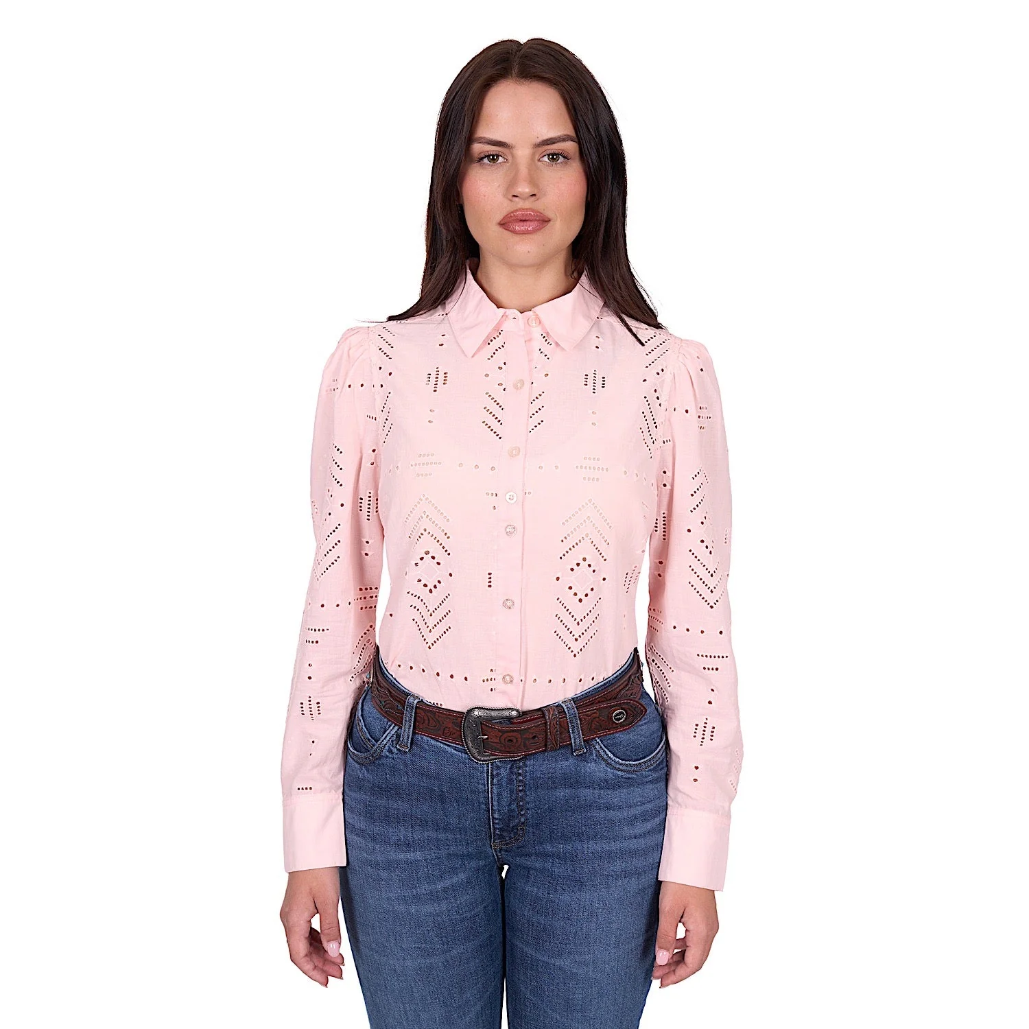 Wrangler Women's Lilly Shirt - Pink - Image 3