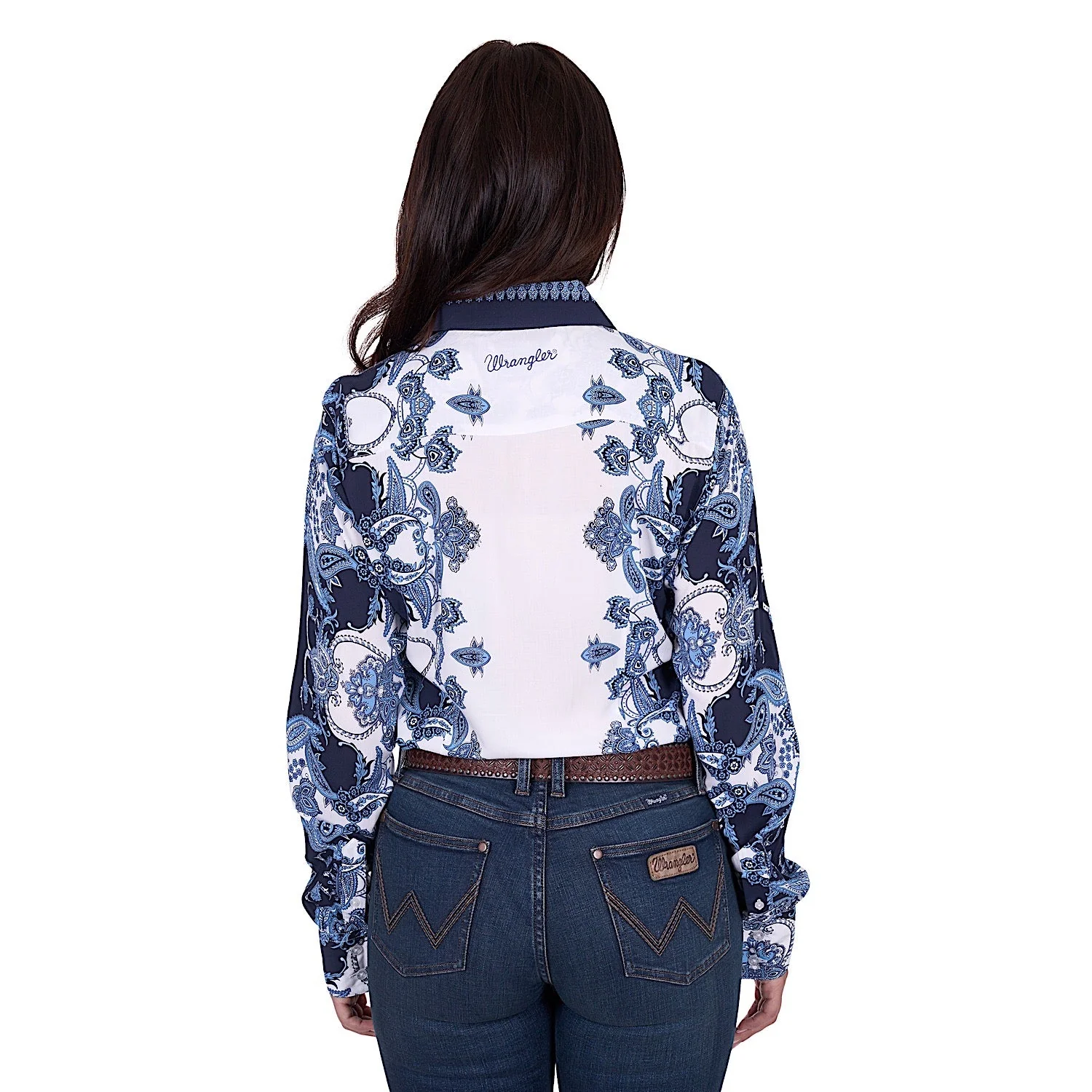 Wrangler Women's Linda Shirt - Blue - Image 4