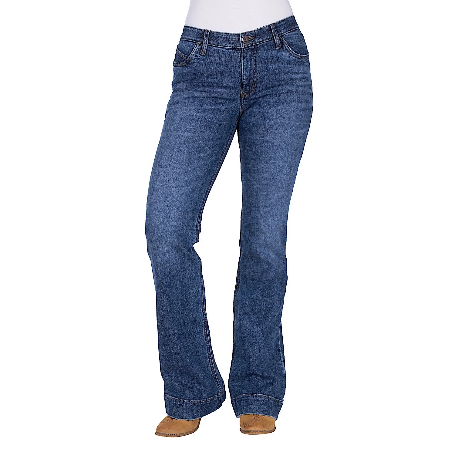 Wrangler Women's Luna Jean - Willow 34L - Wild Indigo - Image 2