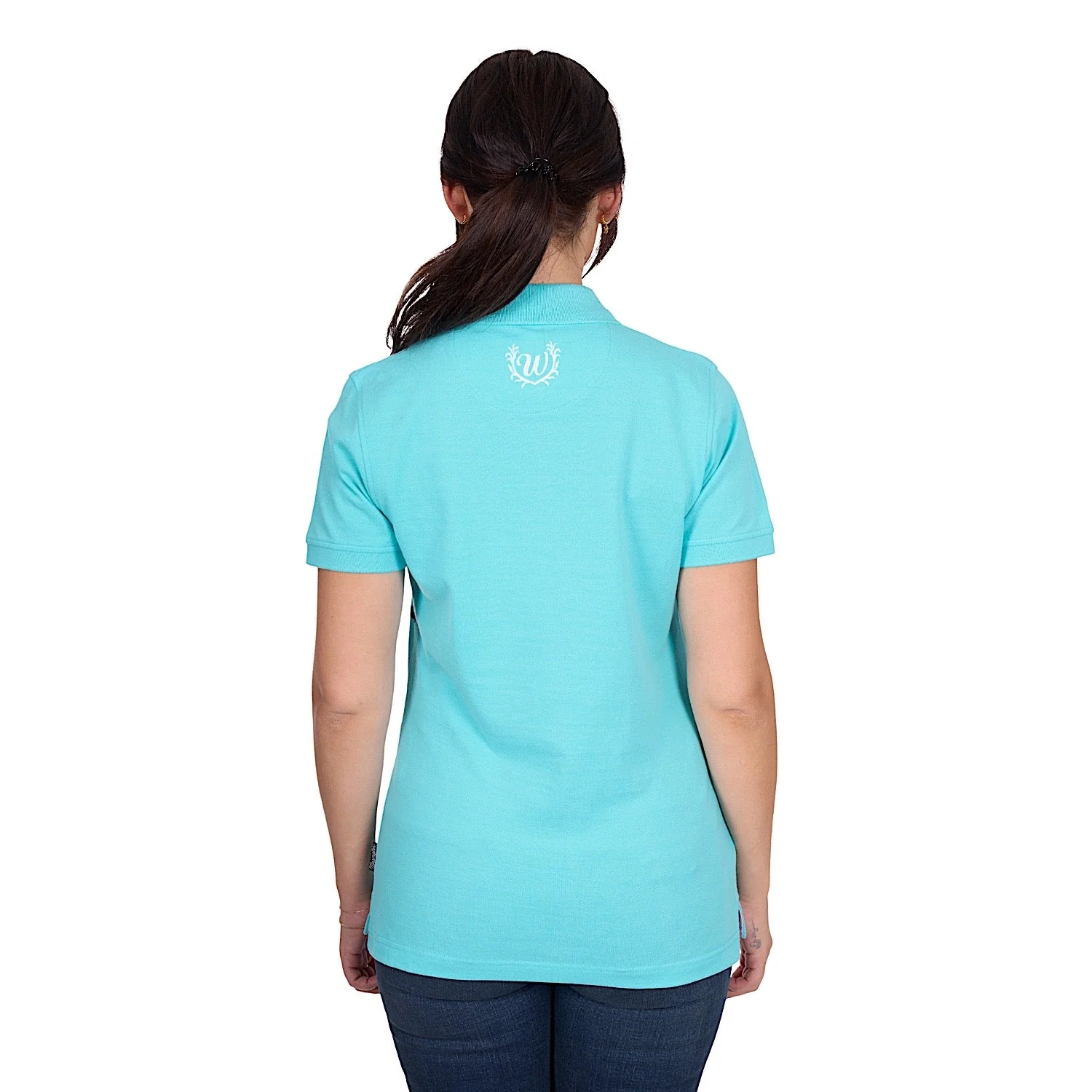 Wrangler Women's Lyndel Polo - Aqua - Image 3