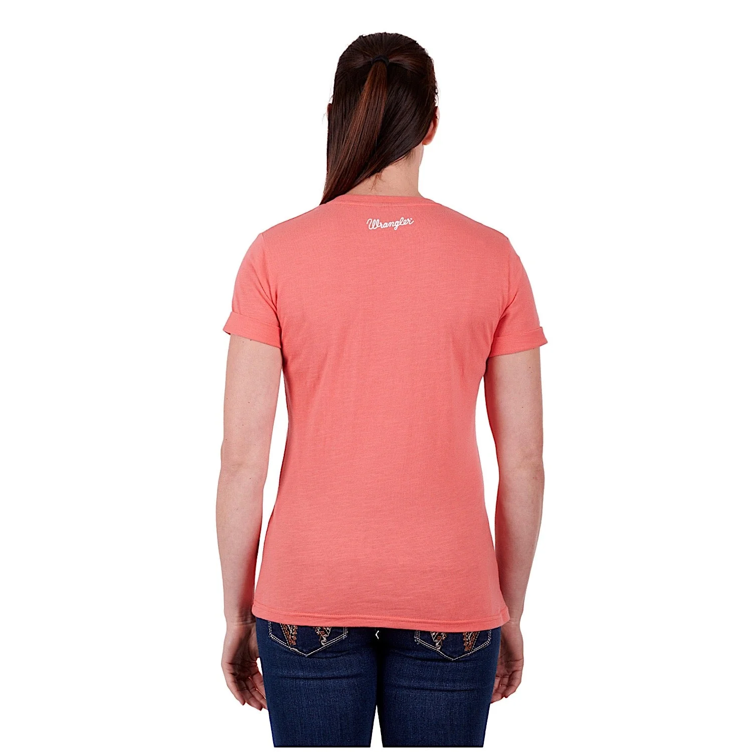 Wrangler Women's Nova Tee Coral - Image 3