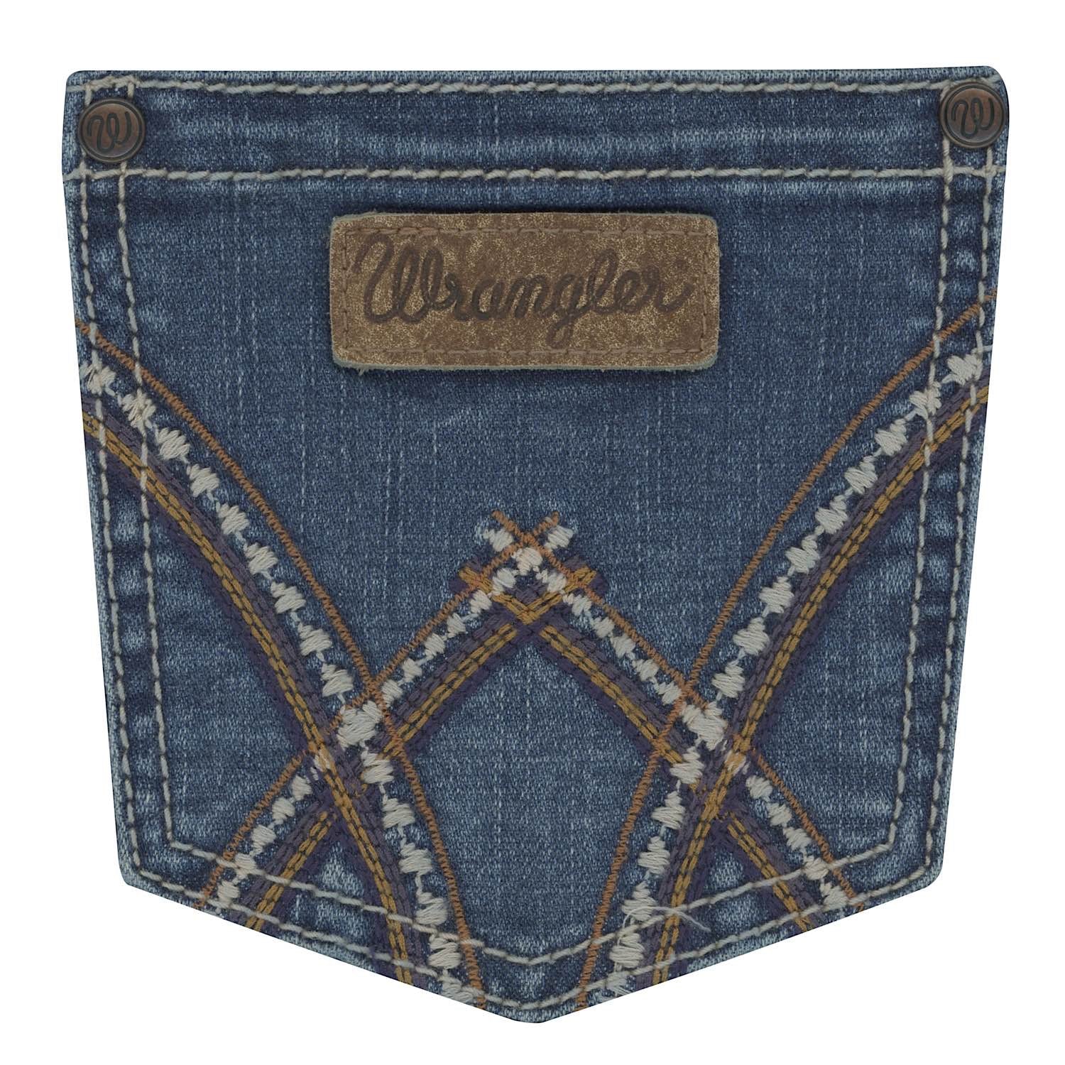 Wrangler Women's Retro Mid Rise Boot Cut Jean - Mae Indigo - Image 3