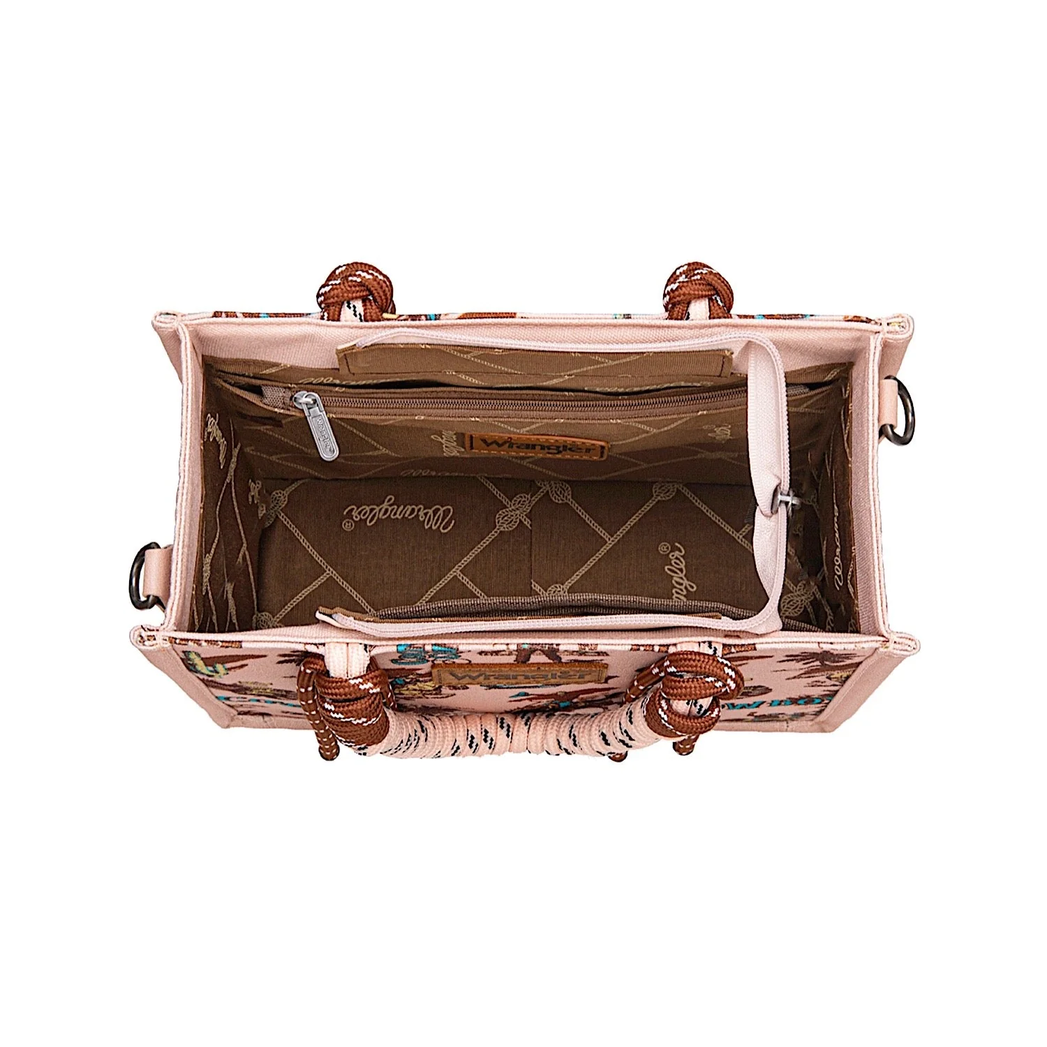 Wrangler Women's Rodeo Print Crossbody Bag - Pink - Image 3