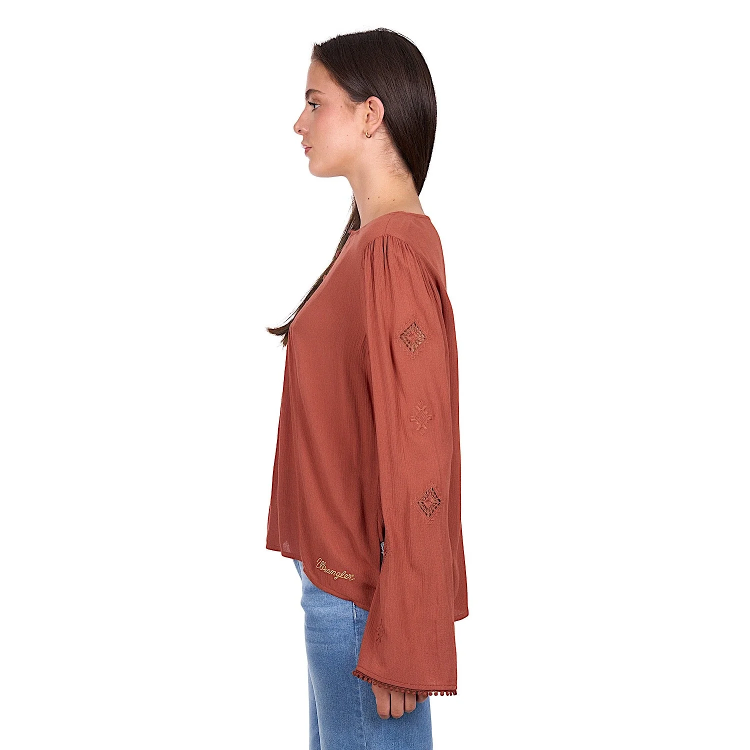 Wrangler Women's Roxana Blouse - Copper - Image 3