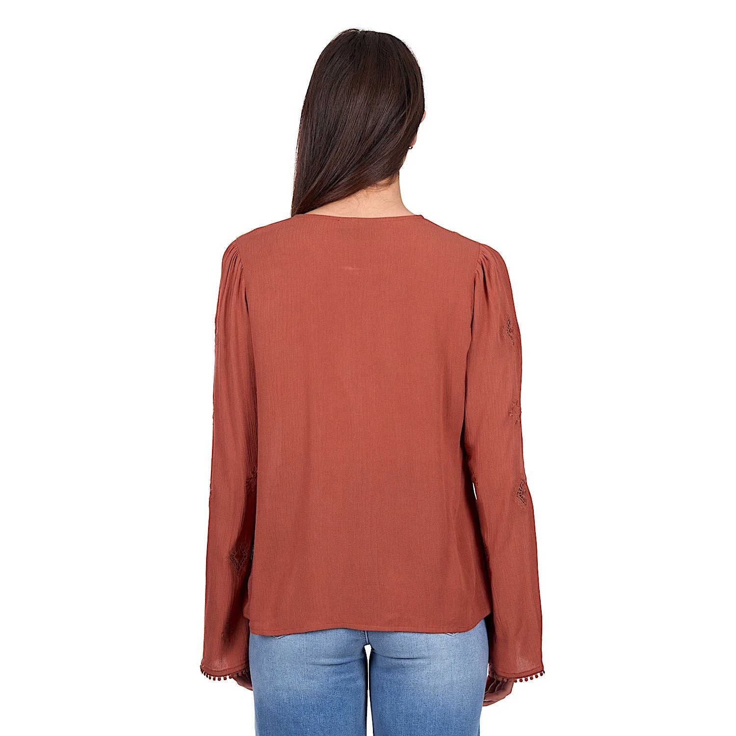 Wrangler Women's Roxana Blouse - Copper - Image 4