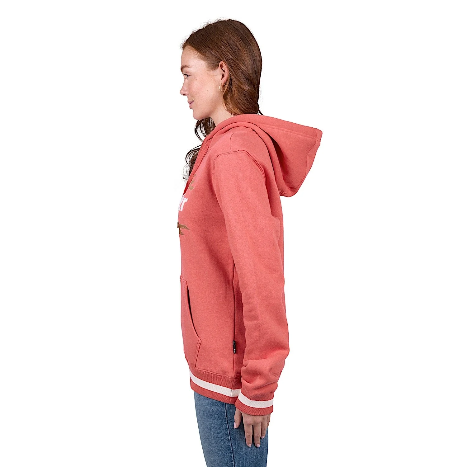 Wrangler Women's Sarah Pullover Hoodie - Coral - Image 3